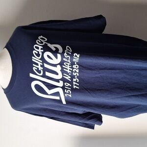 Chicago Blues Navy BLUE  T-Shirt